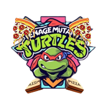 Ninja Turtles Pizza Logo