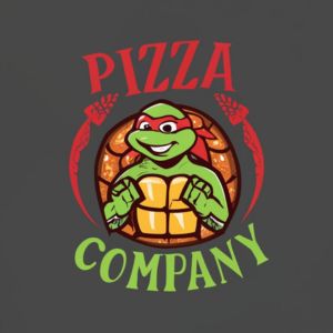 Ninja Turtles Pizza Logo